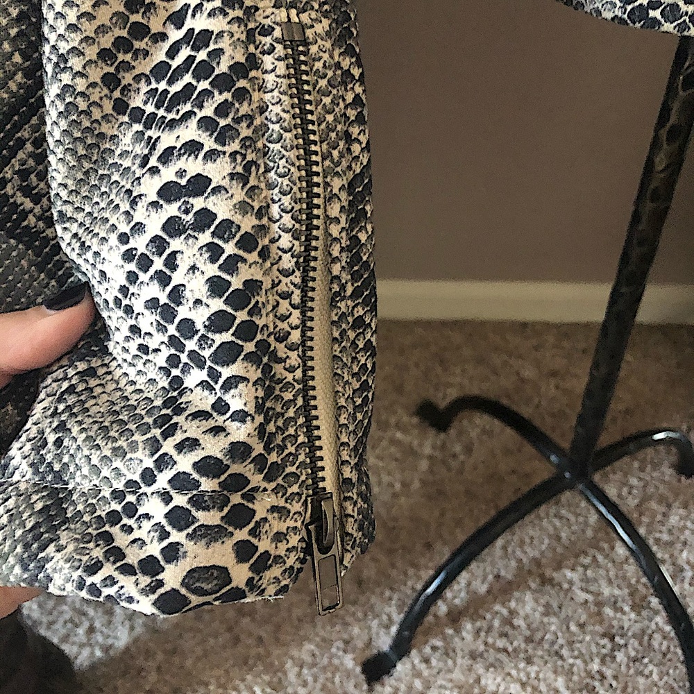 Nwot Fate Python Moto Jacket - image 4